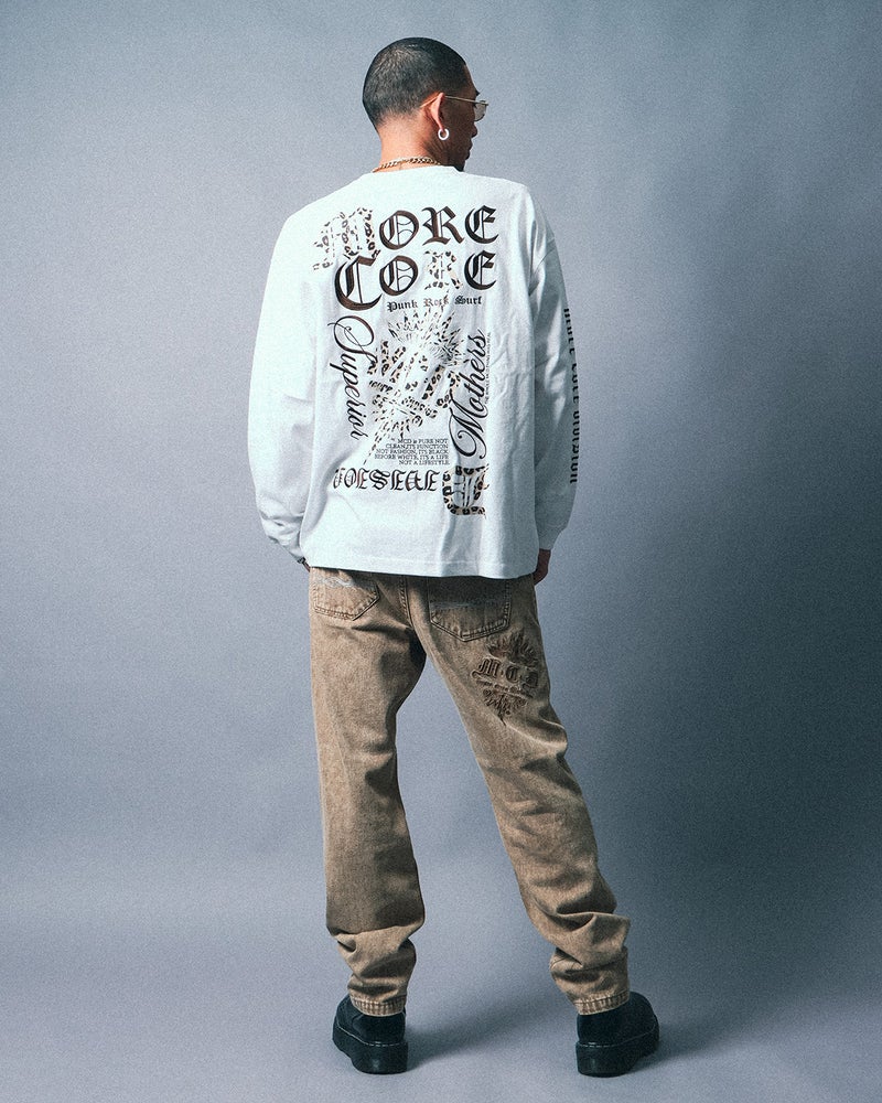 ホワイト：183cm(XLサイズ着用)