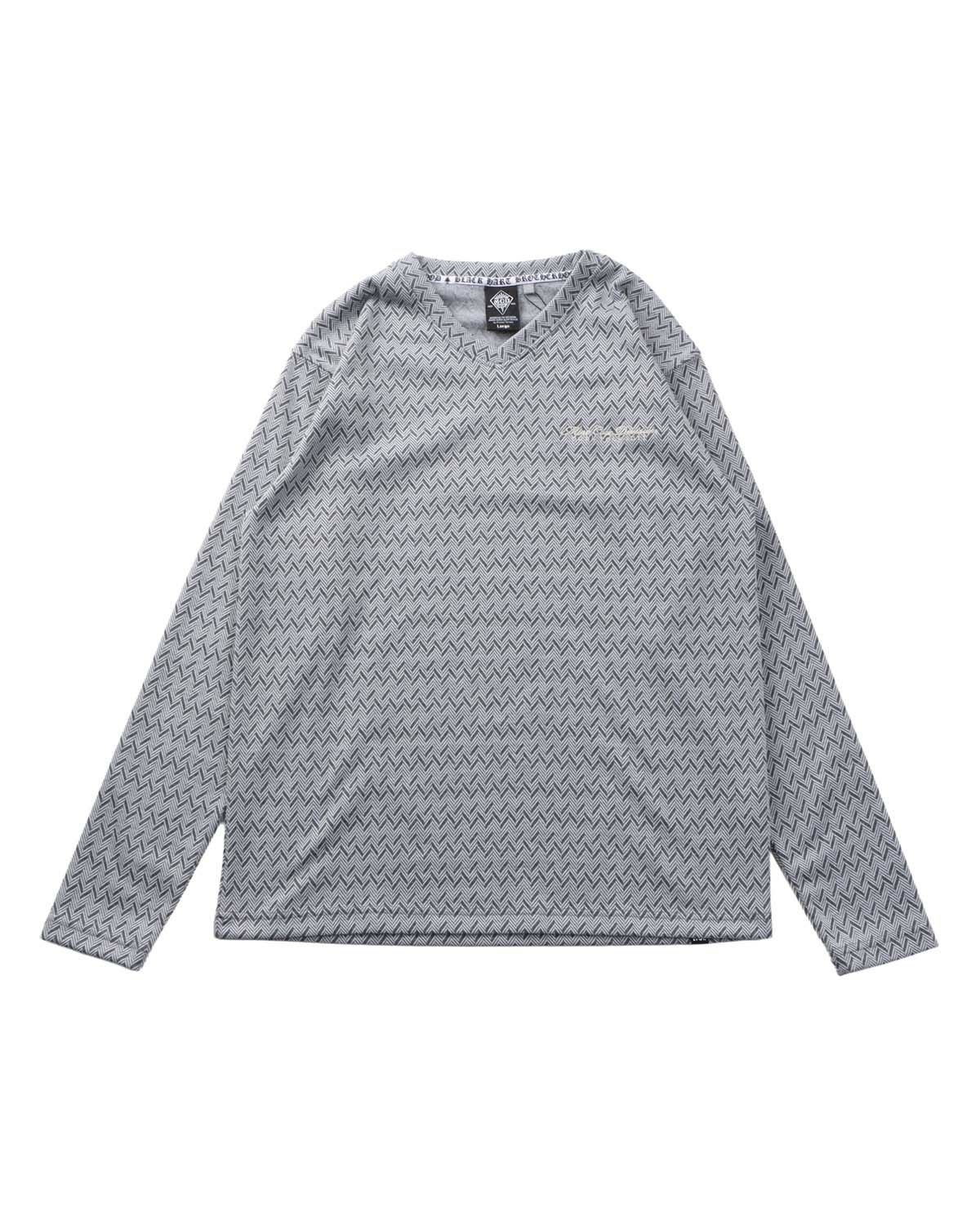 MCD] ジオメトリック ジャカード Vネック ロンT | PEET ONLINE STORE
