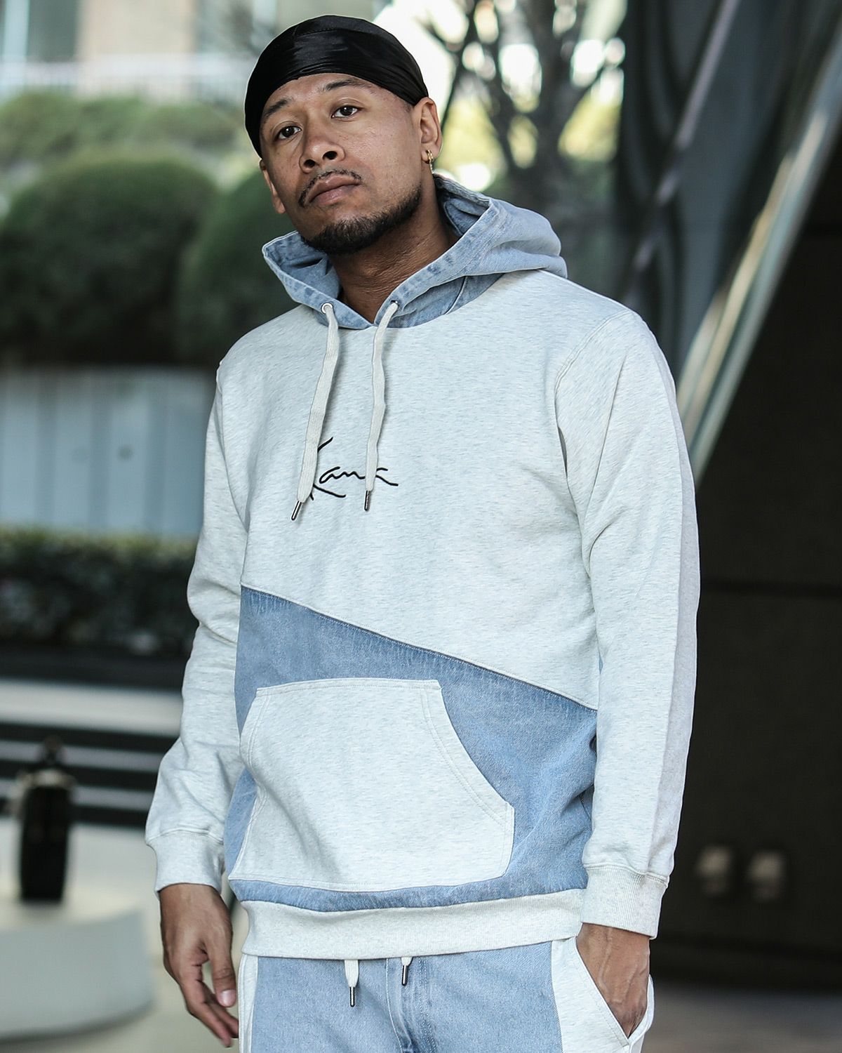 杢グレー：183cm(XLサイズ着用)