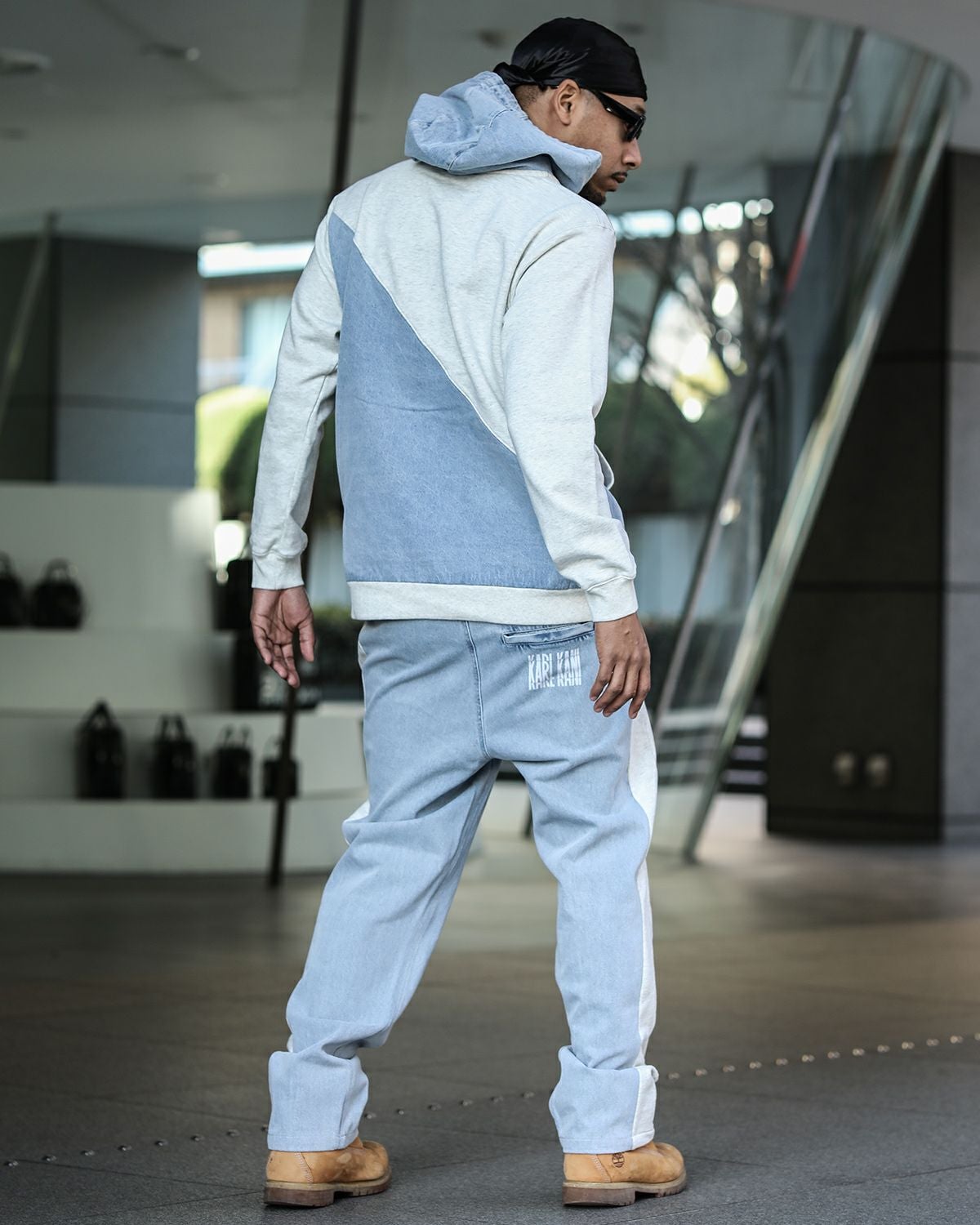 杢グレー：183cm(XLサイズ着用)