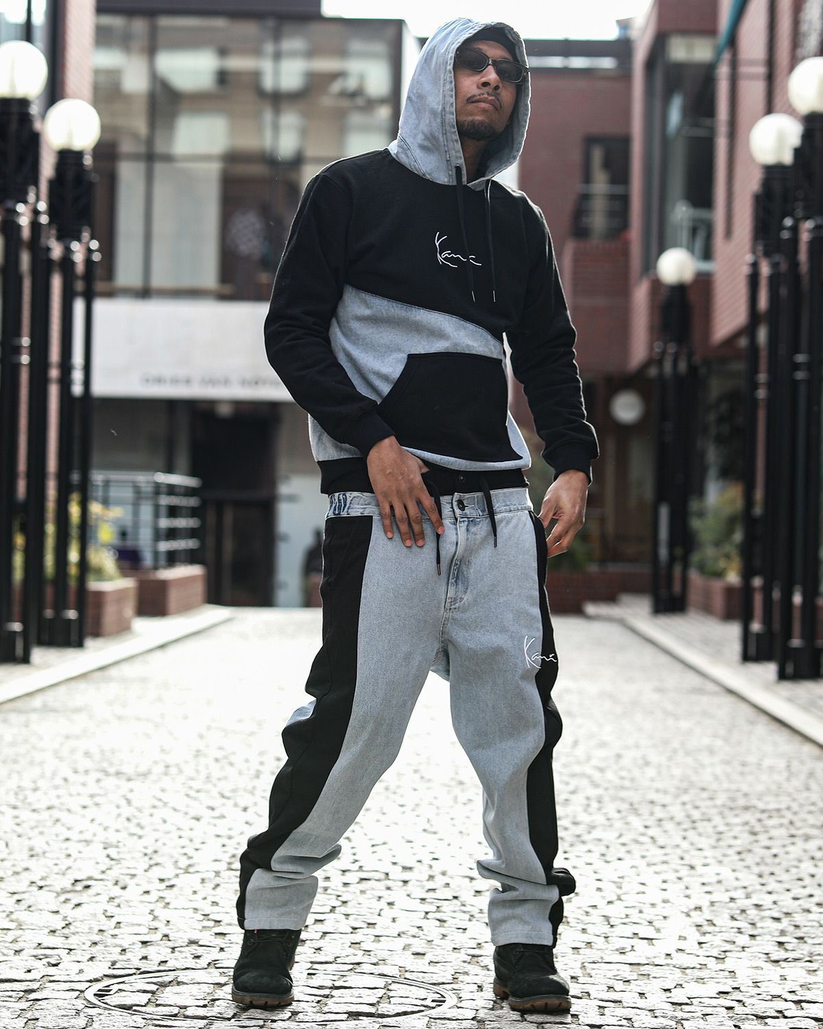 ブラック：183cm(Lサイズ着用)