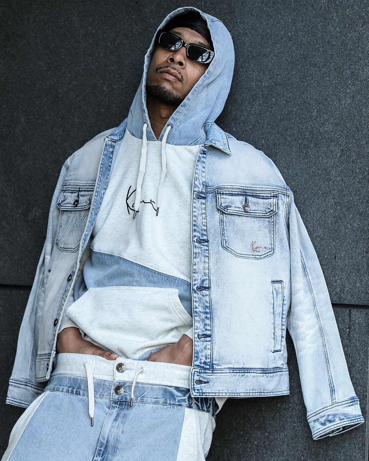 Karl Kani] ストレッチ ライン切替 デニム ジャケット | PEET ONLINE STORE