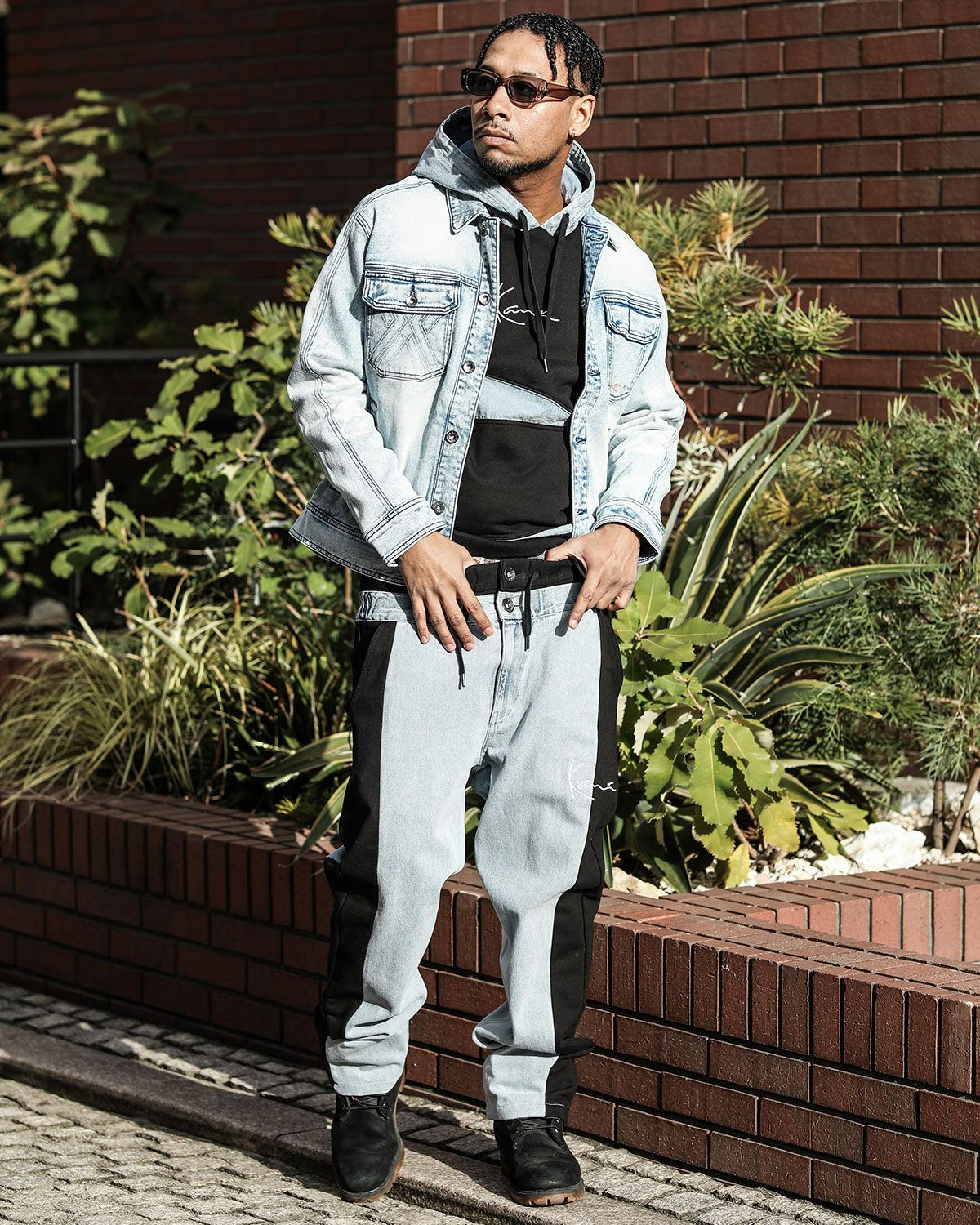 Karl Kani] ストレッチ ライン切替 デニム ジャケット | PEET ONLINE STORE