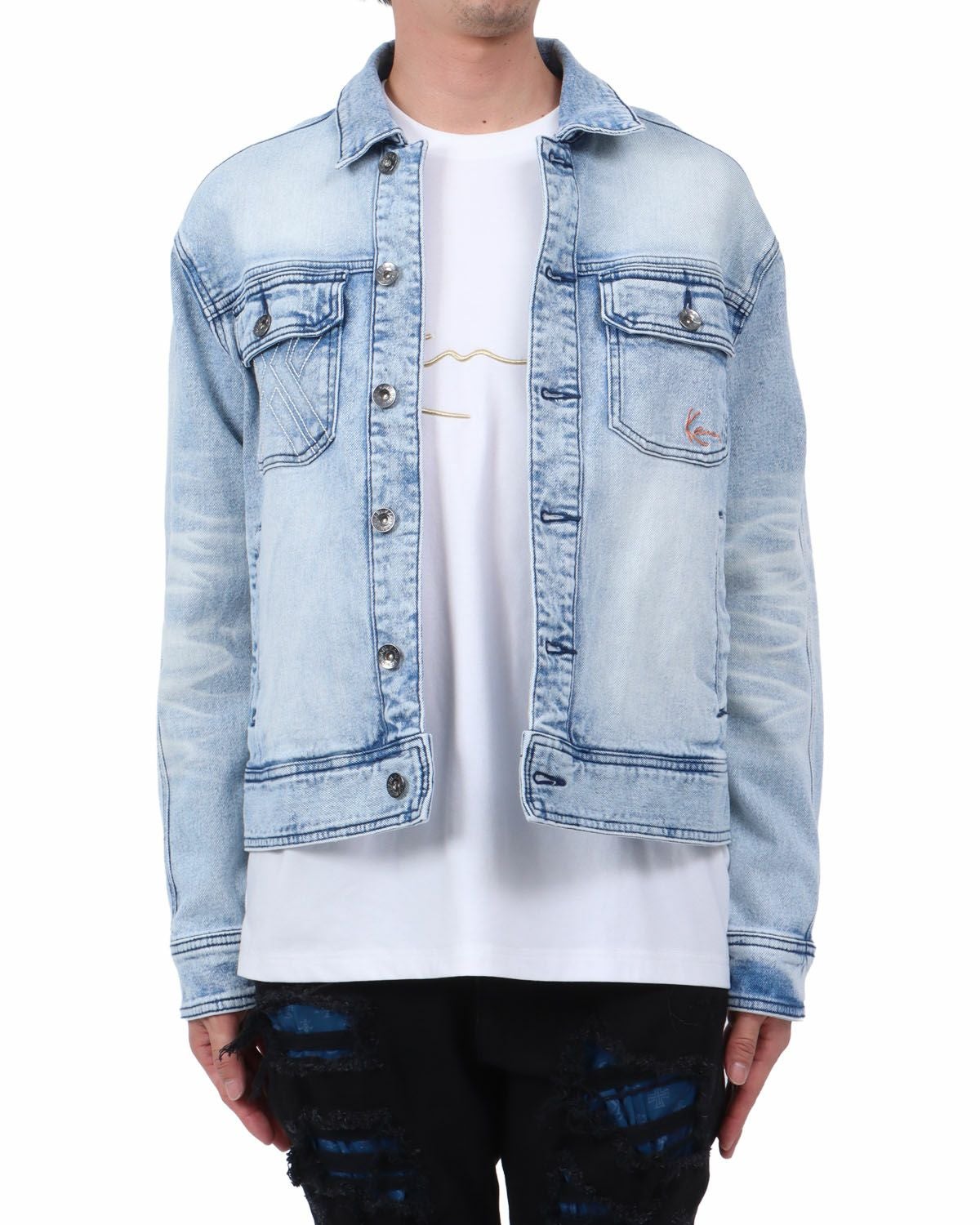 Karl Kani] ストレッチ ライン切替 デニム ジャケット | PEET ONLINE STORE