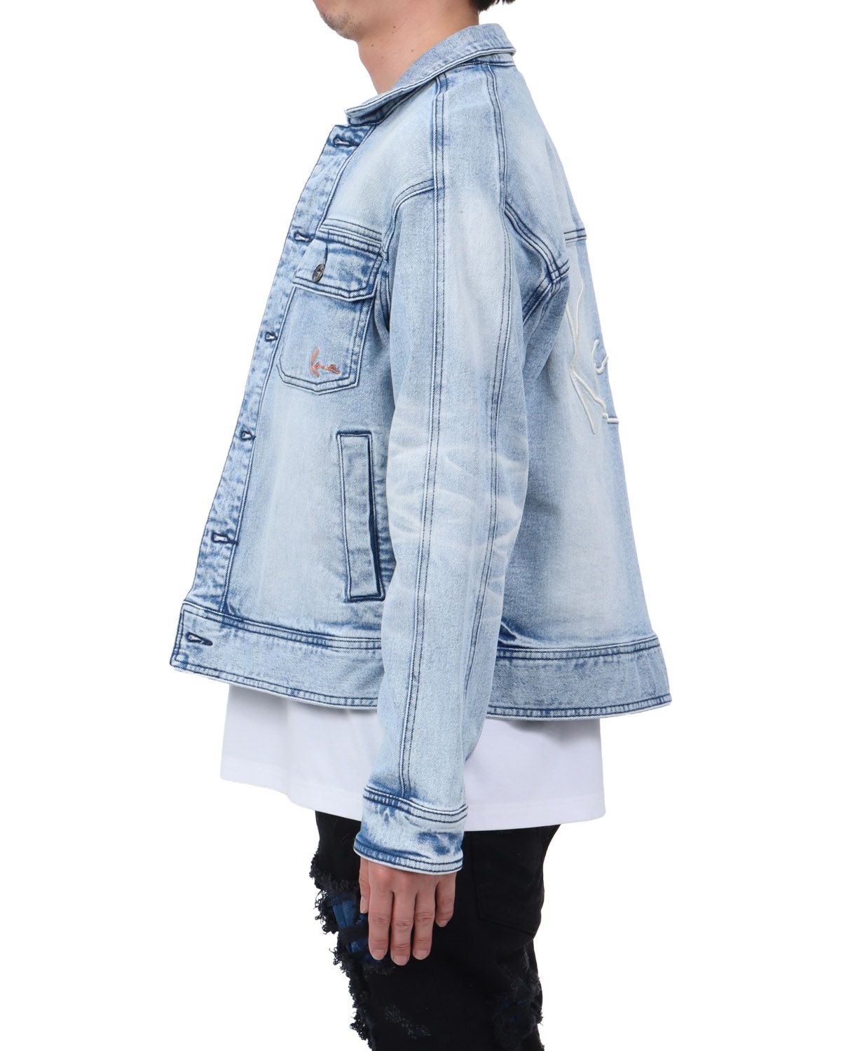 Karl Kani] ストレッチ ライン切替 デニム ジャケット | PEET ONLINE STORE