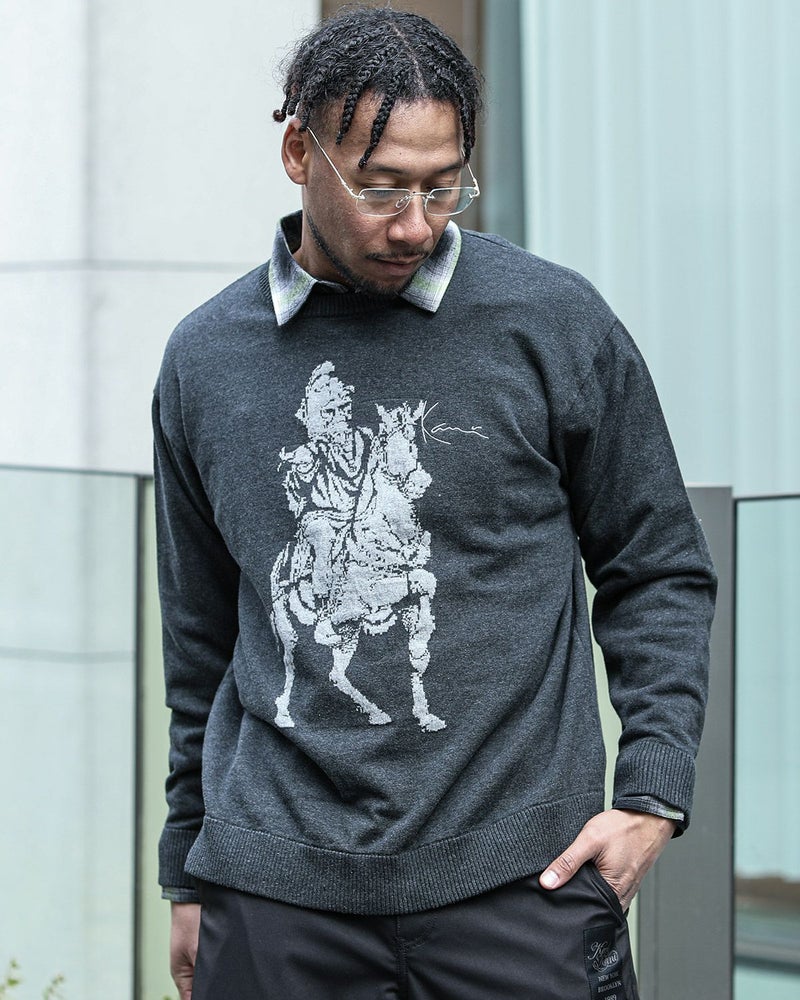 チャコール：183cm(Lサイズ着用)