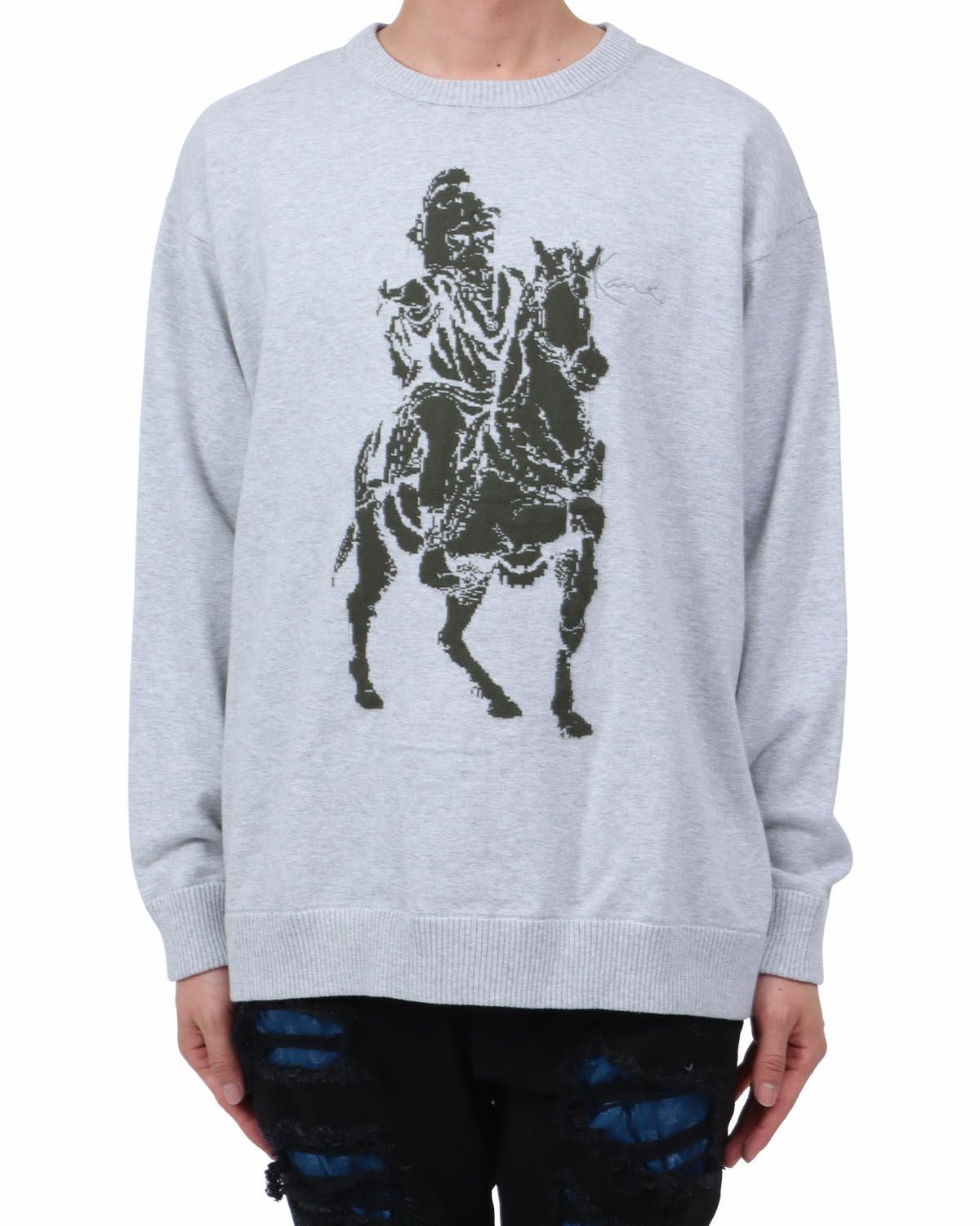 杢グレー：174cm62kg(Lサイズ着用)