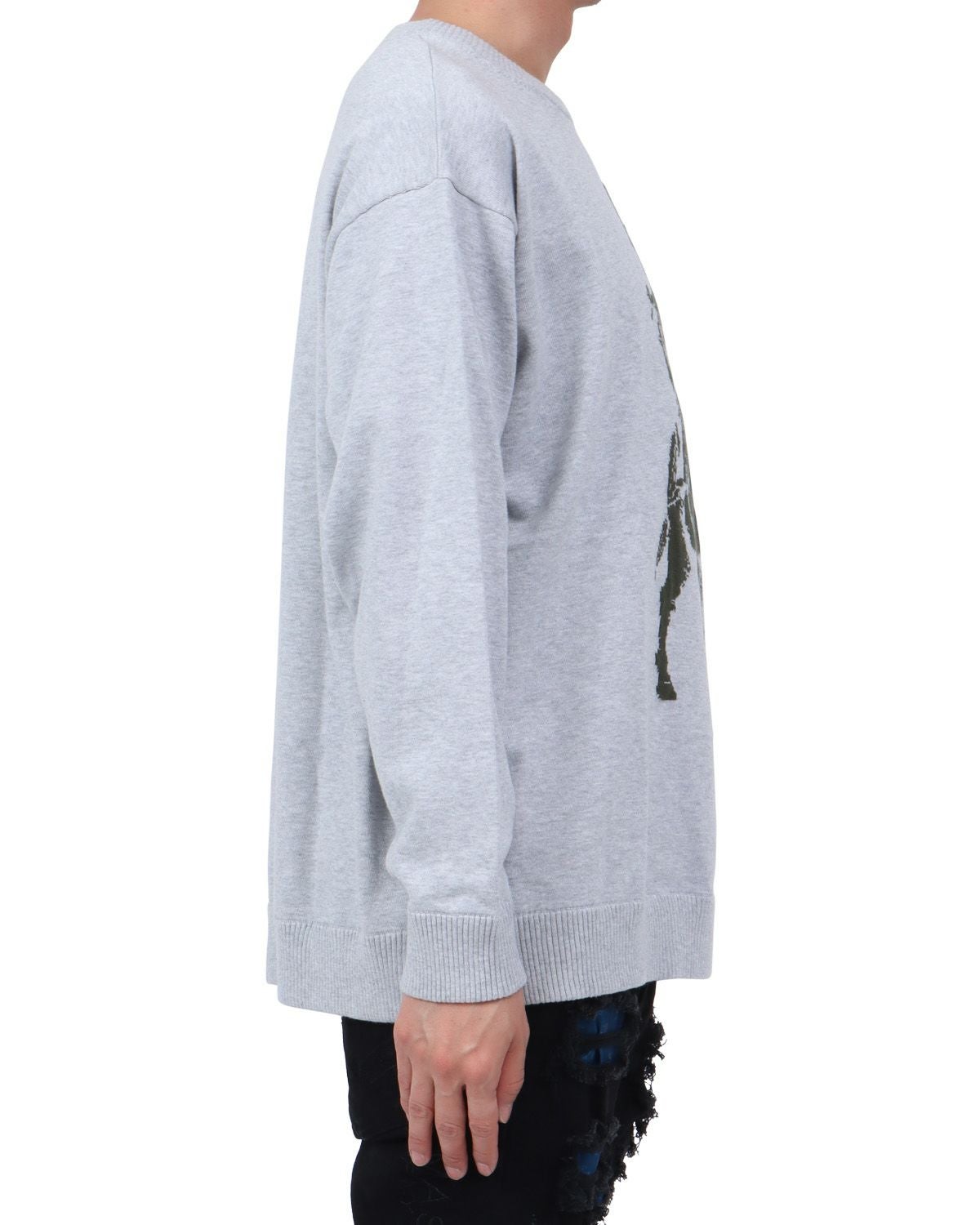 杢グレー：174cm62kg(Lサイズ着用)