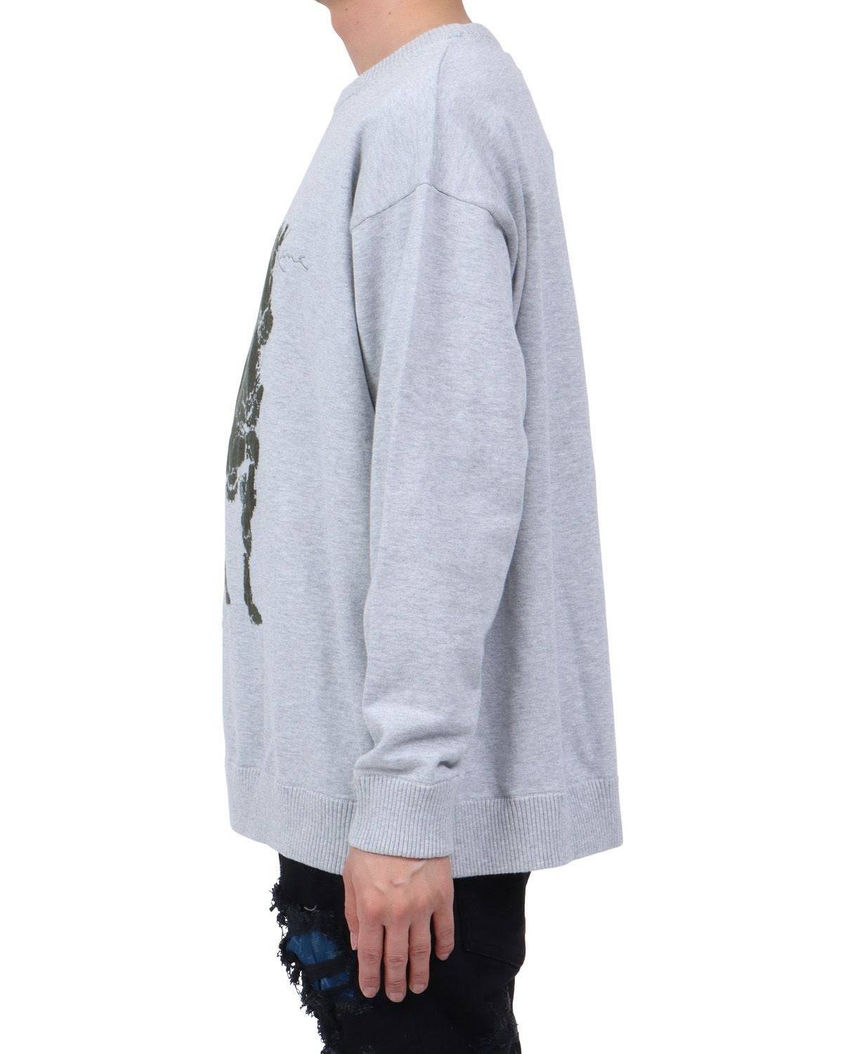 杢グレー：174cm62kg(Lサイズ着用)