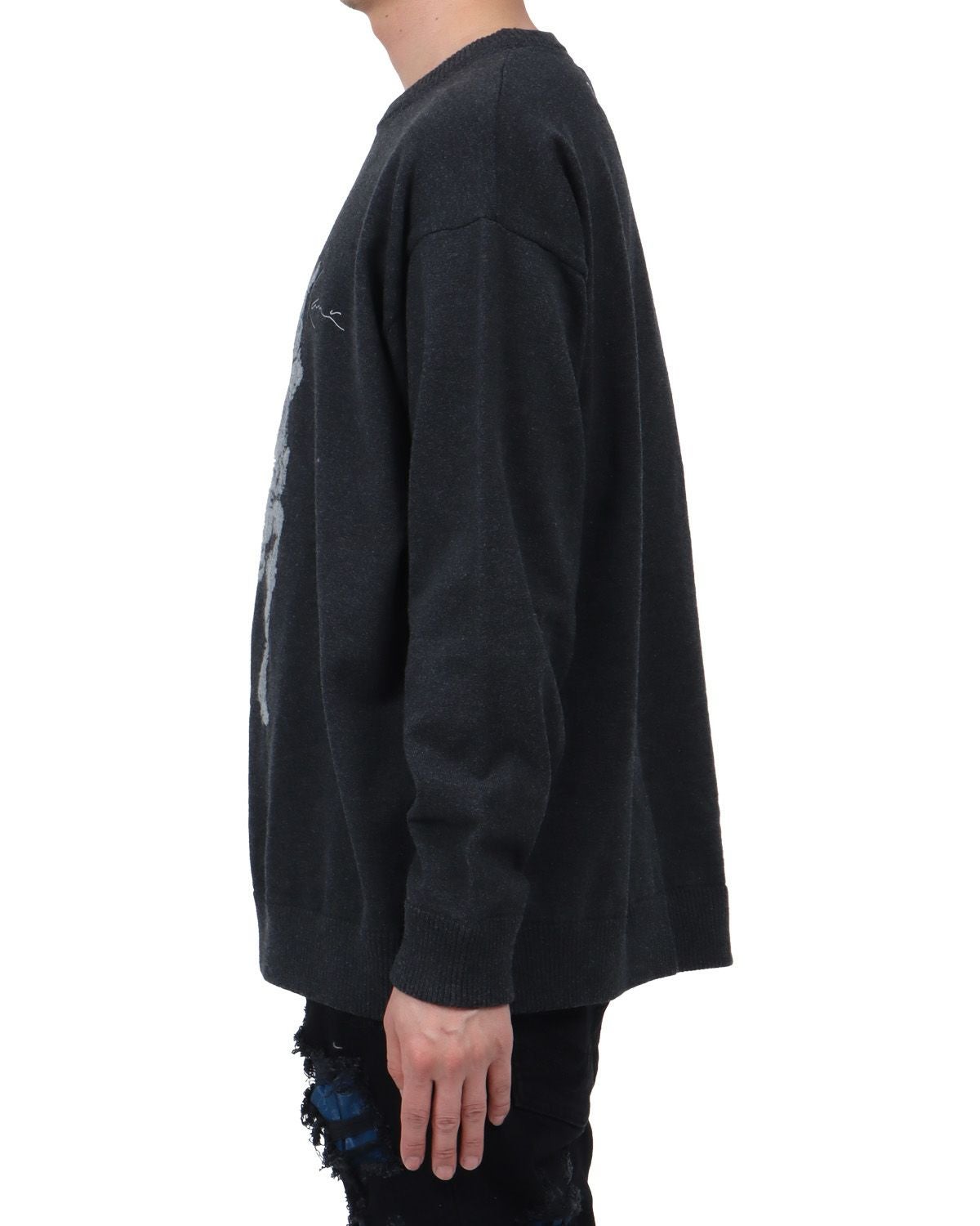 チャコール：174cm62kg(Lサイズ着用)