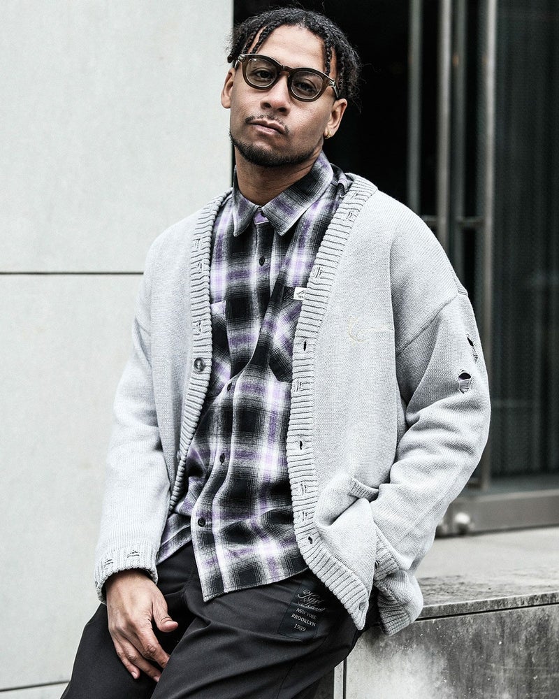 杢グレー：183cm(XLサイズ着用)