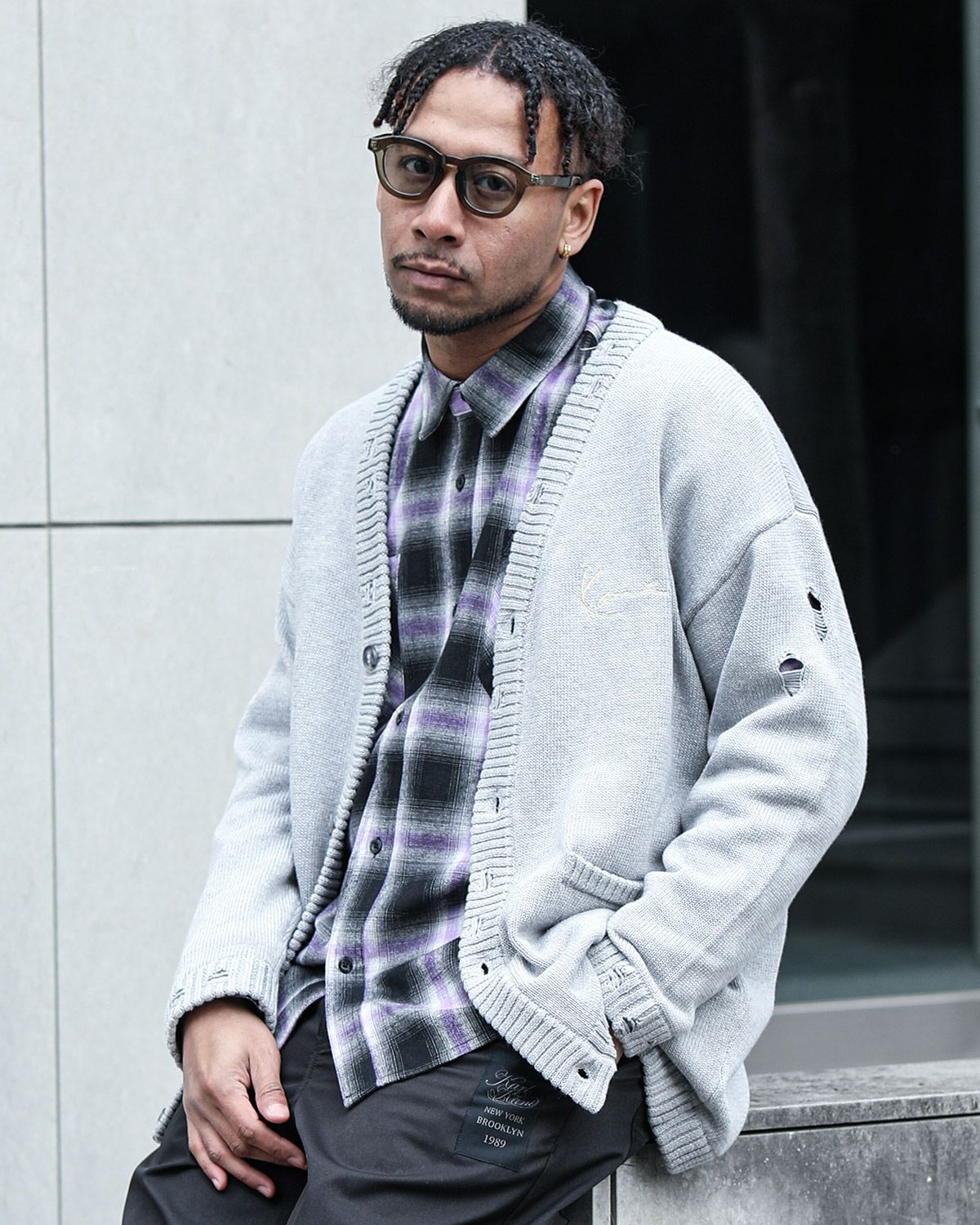 杢グレー：183cm(XLサイズ着用)