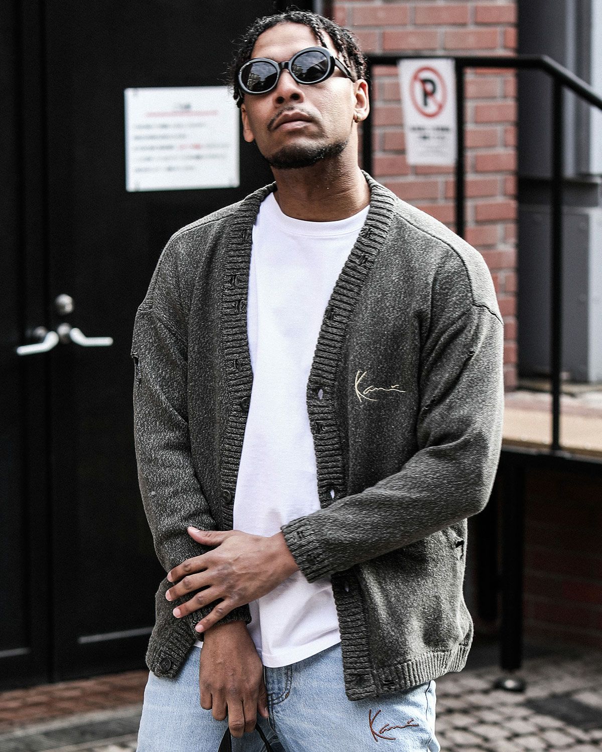 Karl Kani] ダメージ カーディガン | PEET ONLINE STORE