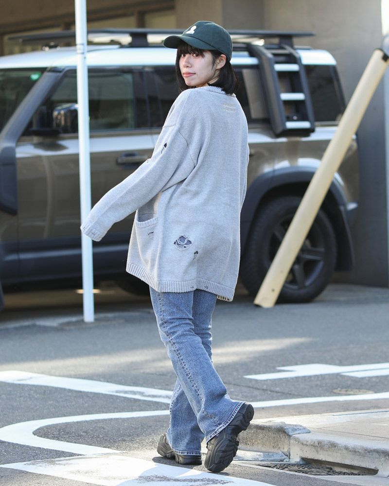 杢グレー：154cm(Mサイズ着用)