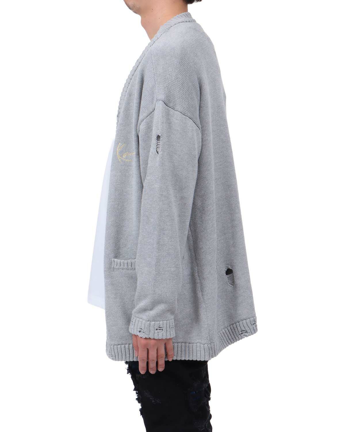 杢グレー：174cm62kg(Lサイズ着用)