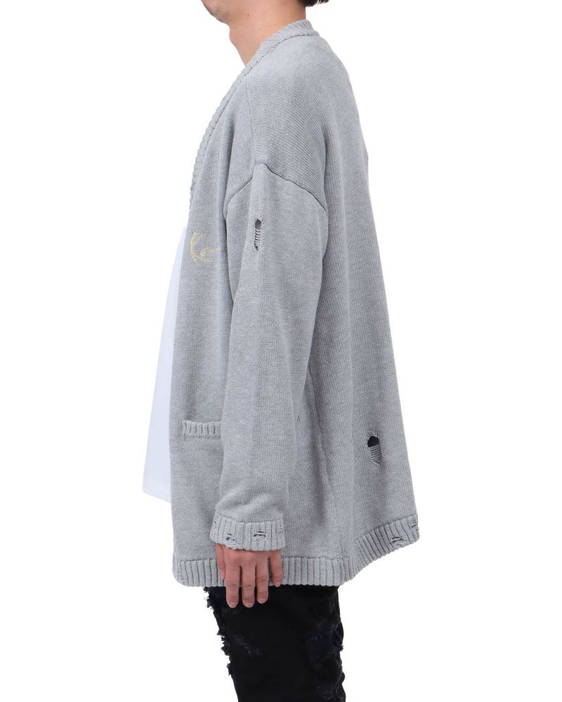 杢グレー：174cm62kg(Lサイズ着用)