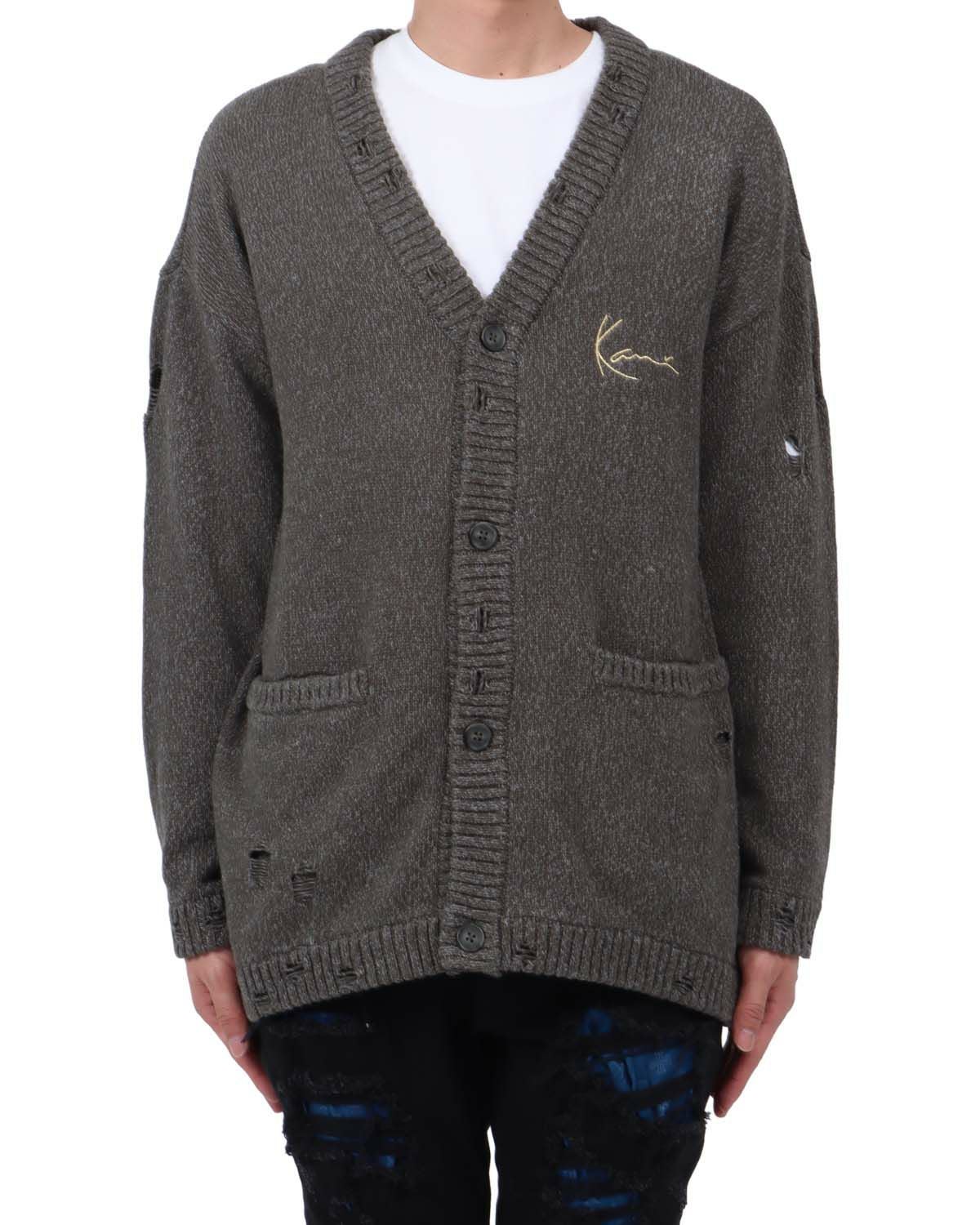 Karl Kani] ダメージ カーディガン | PEET ONLINE STORE