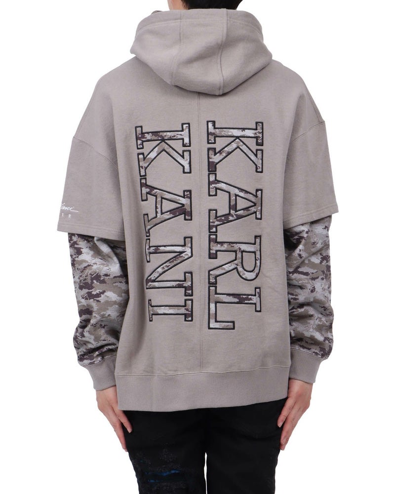 ベージュ：174cm62kg(Lサイズ着用)