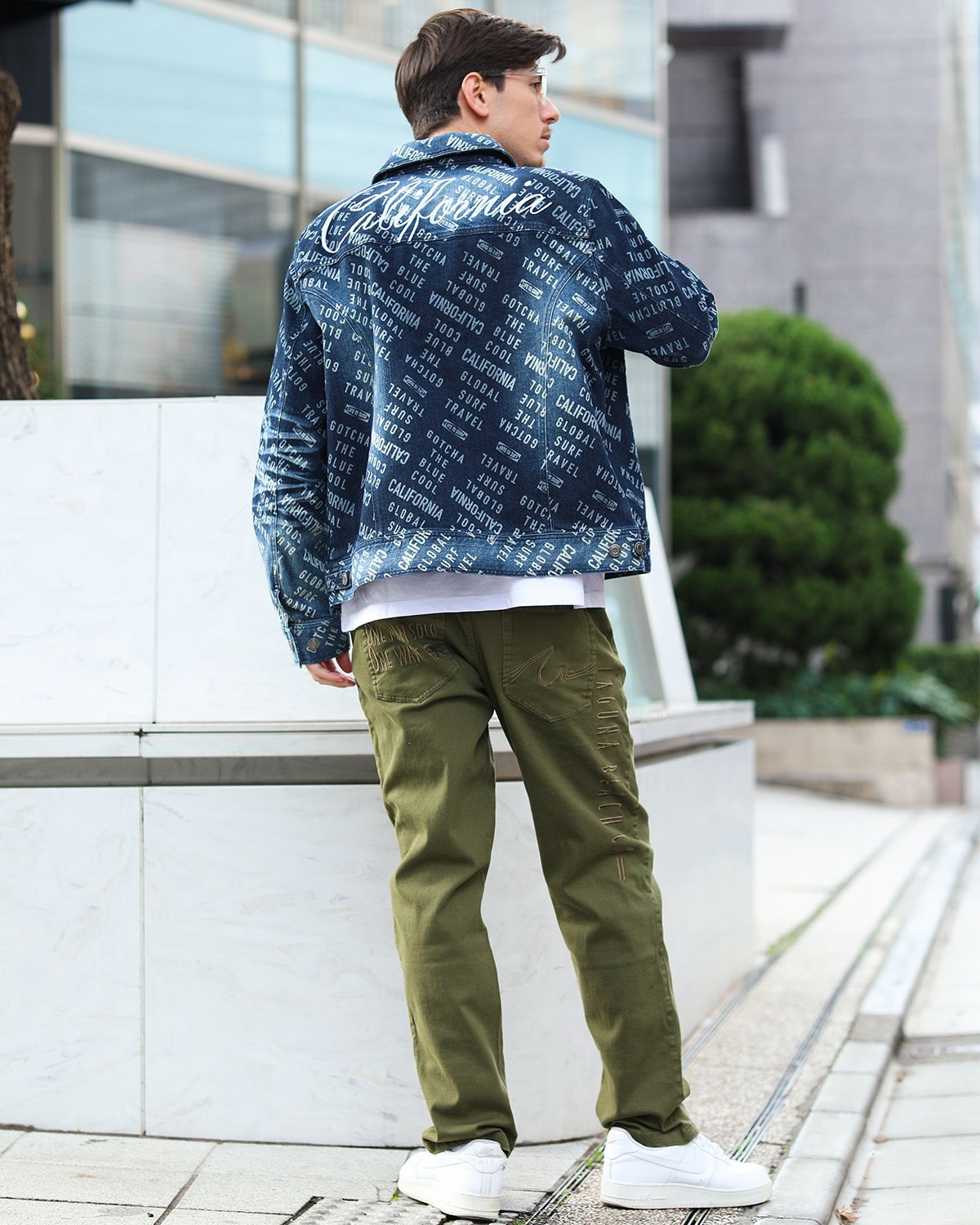 GOTCHA] ストレッチ 総柄 デニムジャケット | PEET ONLINE STORE