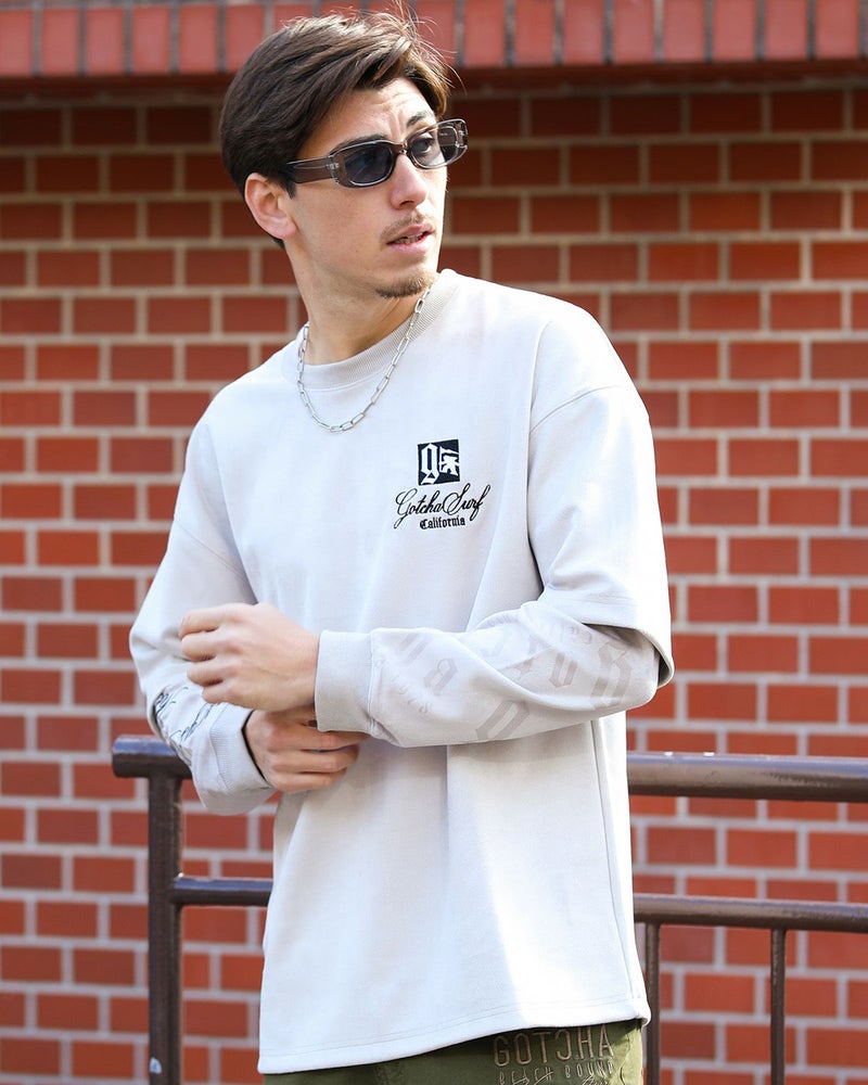 サンドベージュ：180cm/70kg(Lサイズ着用)