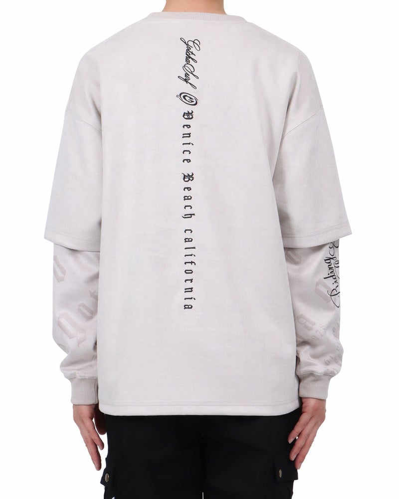 サンドベージュ：174cm62kg(Lサイズ着用)