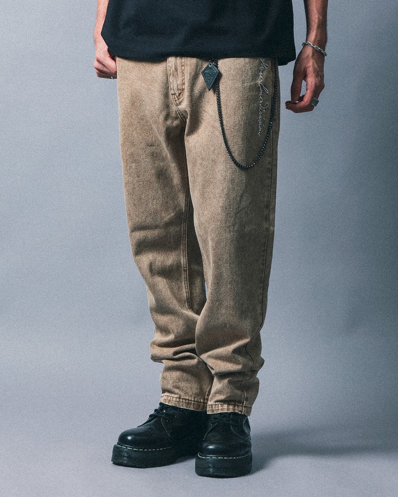 ベージュ：183cm(Lサイズ着用)