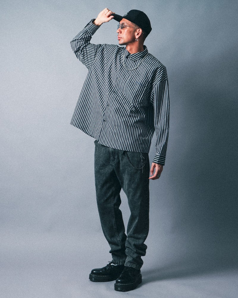 ブラック：183cm(Lサイズ着用)