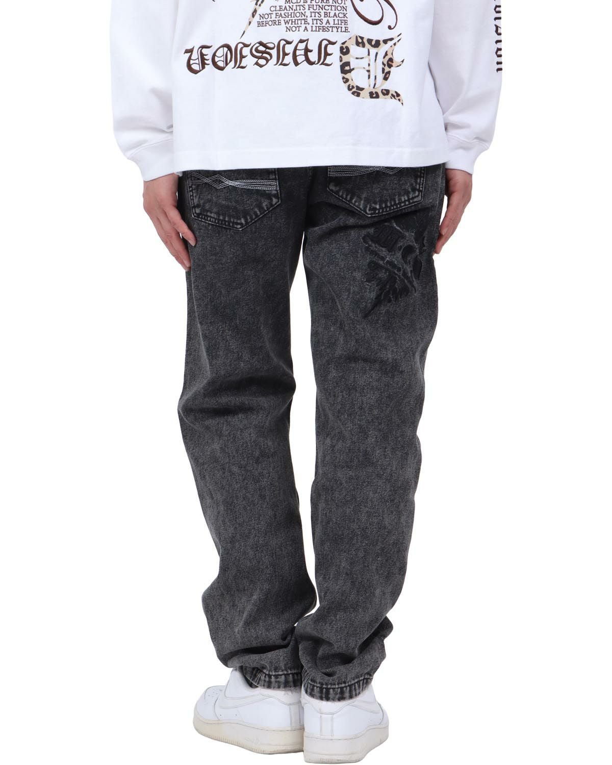 MCD] ムラ ケミカルブリーチ デニムパンツ | PEET ONLINE STORE