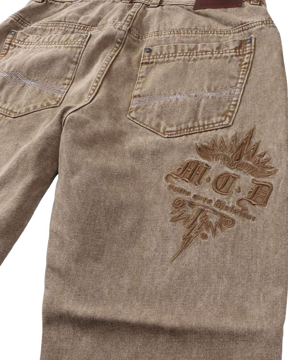 MCD] ムラ ケミカルブリーチ デニムパンツ | PEET ONLINE STORE