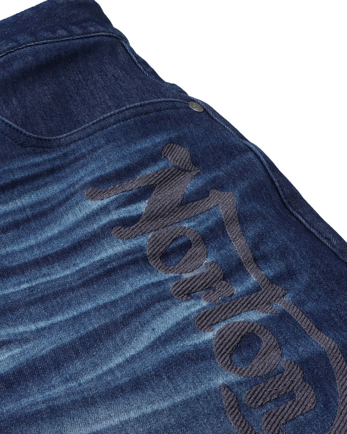 Norton] 防風 ストレッチ 畝刺繍 ワイド デニムパンツ | PEET ONLINE STORE