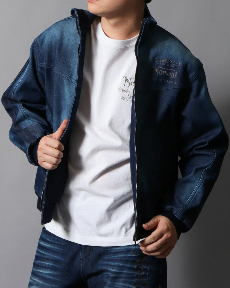 インディゴ：178cm/75kg(Lサイズ着用)