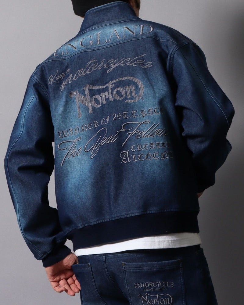 インディゴ：178cm/75kg(Lサイズ着用)