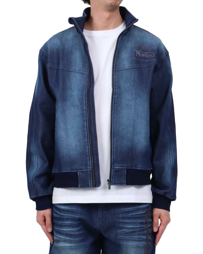 インディゴ：174cm62kg(Lサイズ着用)