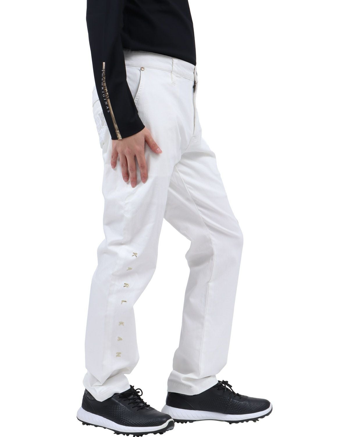 ホワイト：173cm63kg(34inc着用)