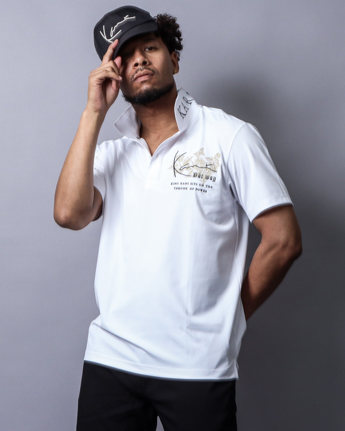 Karl Kani GOLF] デオドラント リミテッド ゴールドローズ ポロ | PEET