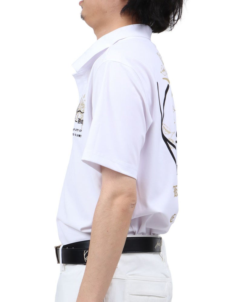 ホワイト：173cm63kg(Lサイズ着用)