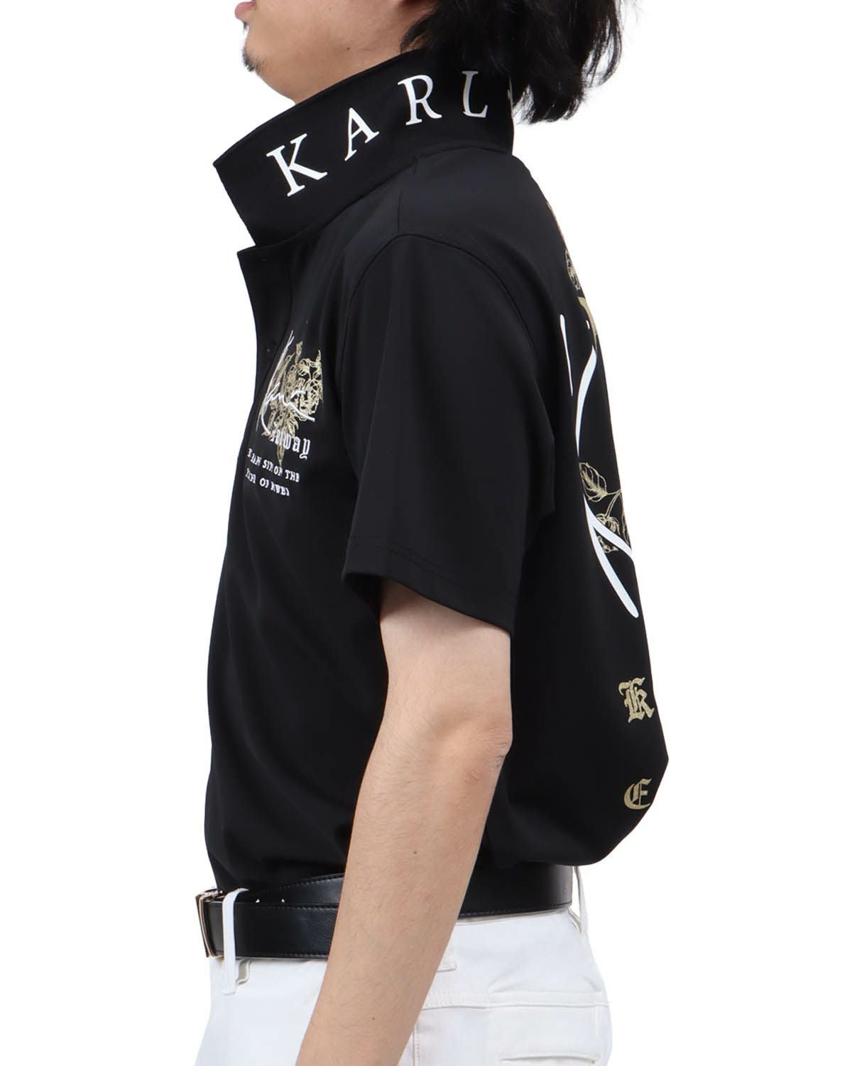 Karl Kani GOLF] デオドラント リミテッド ゴールドローズ ポロ | PEET