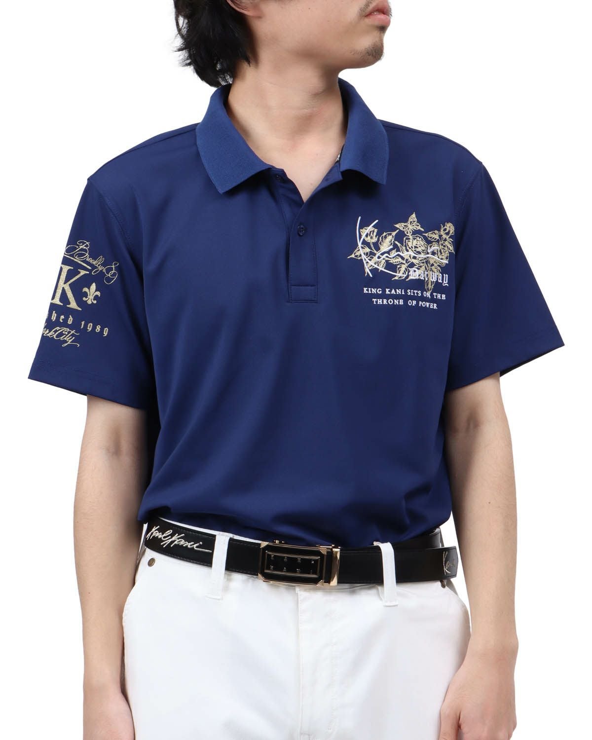 Karl Kani GOLF] デオドラント リミテッド ゴールドローズ ポロ | PEET