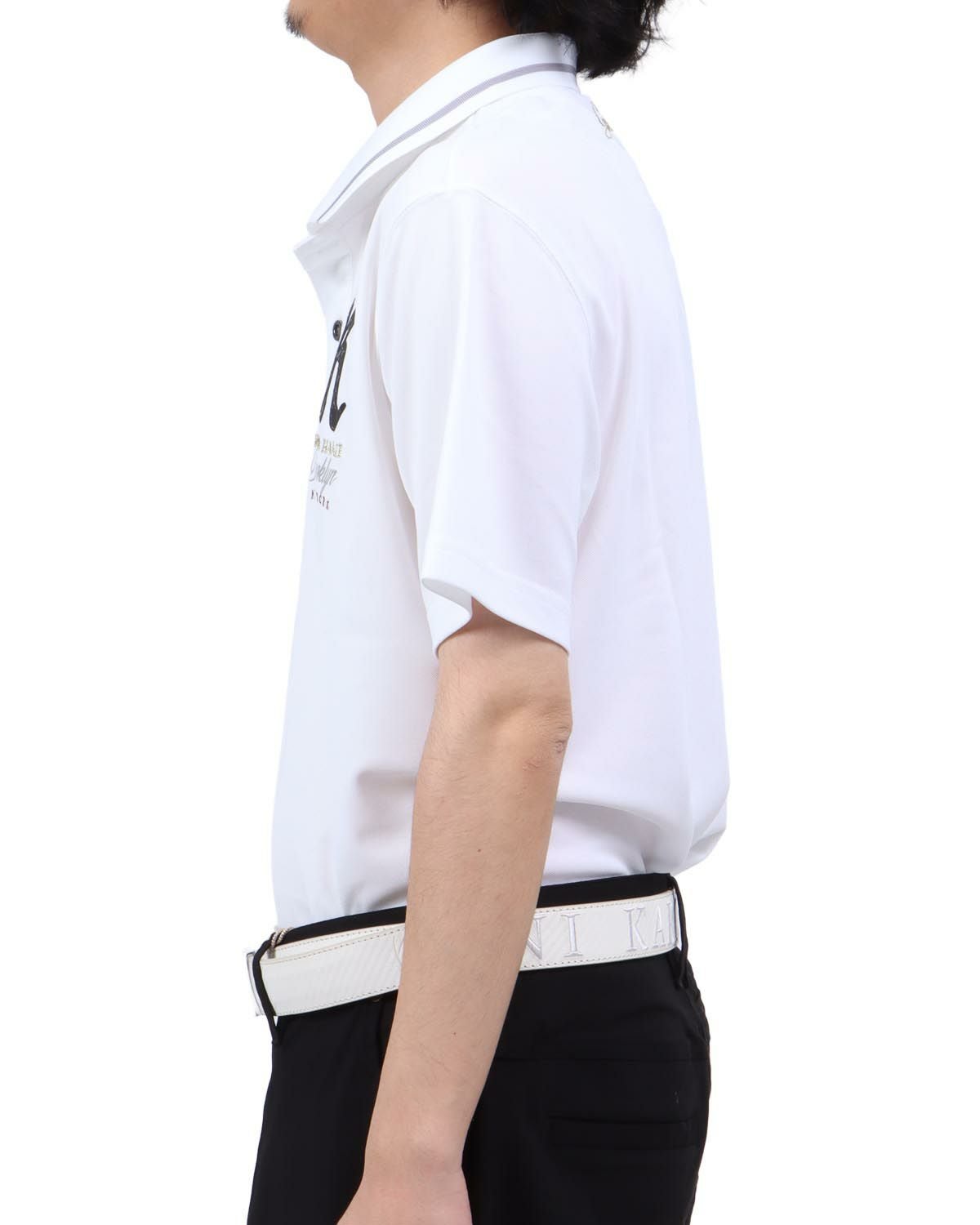 ホワイト：173cm63kg(Lサイズ着用)