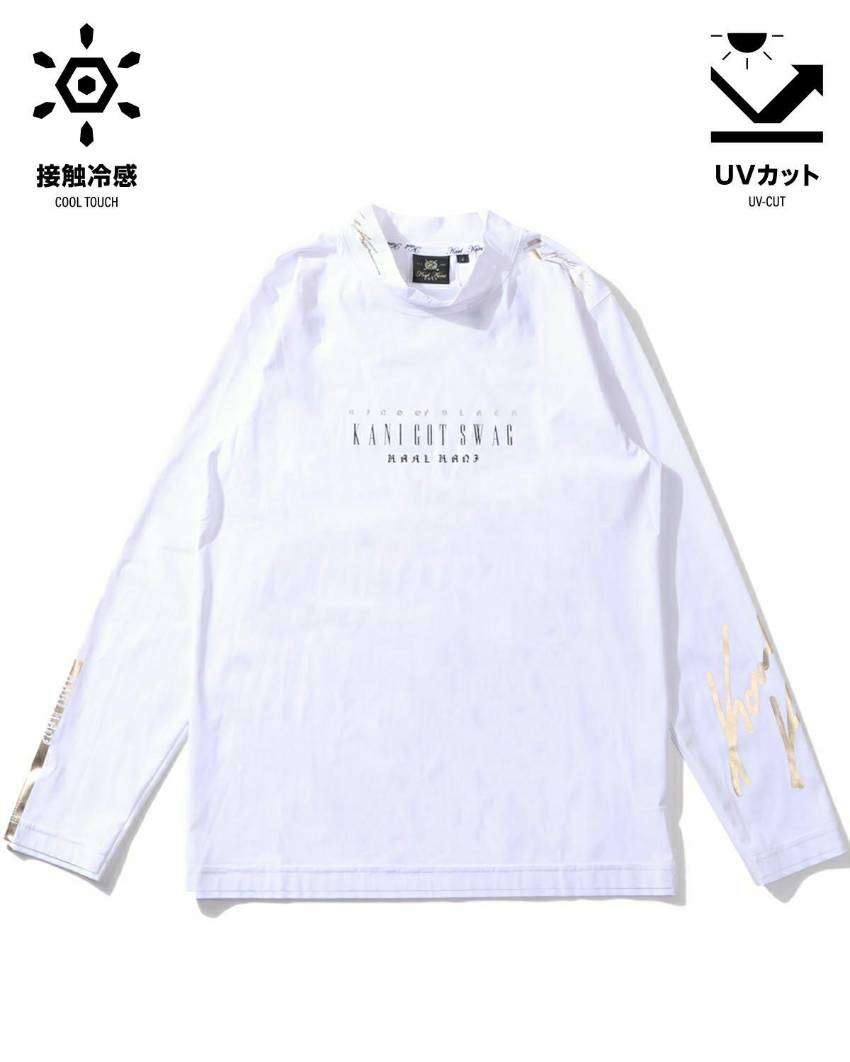 Karl Kani GOLF] デオドラント アーム インパクト ハイネック T | PEET