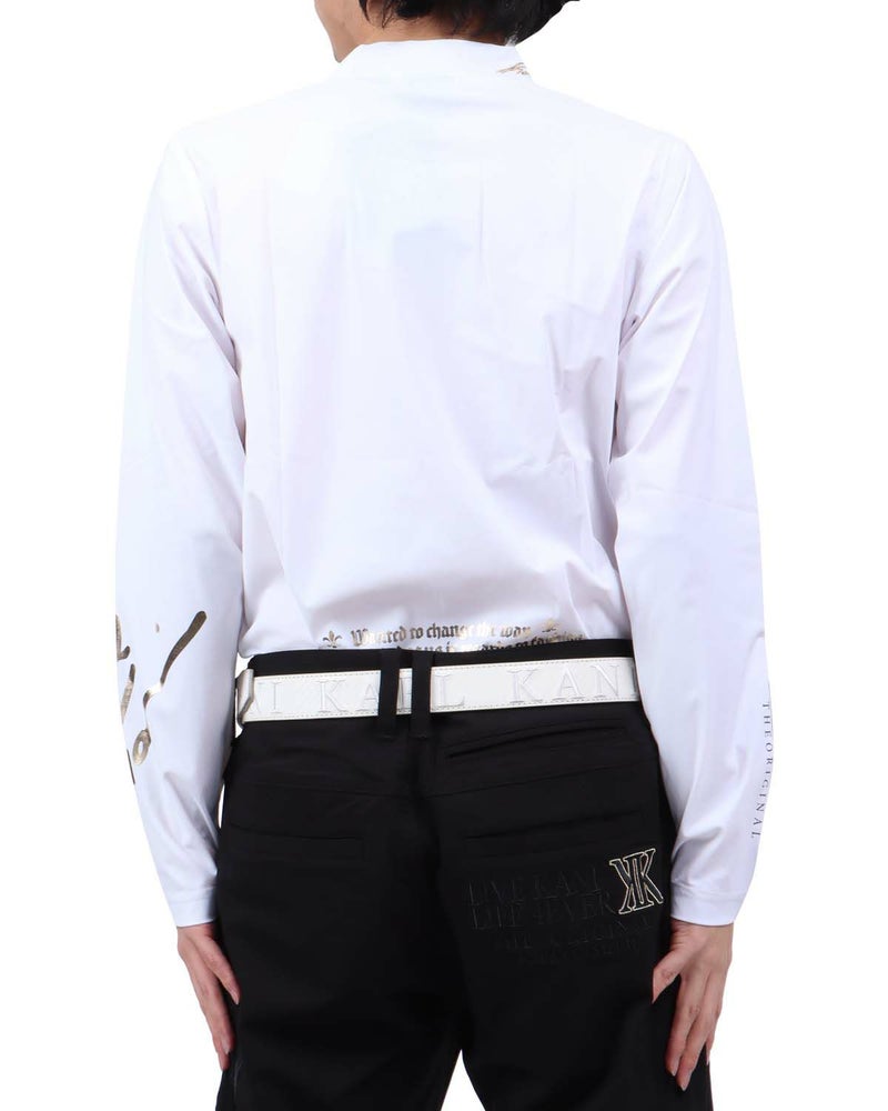 ホワイト：173cm63kg(Lサイズ着用)