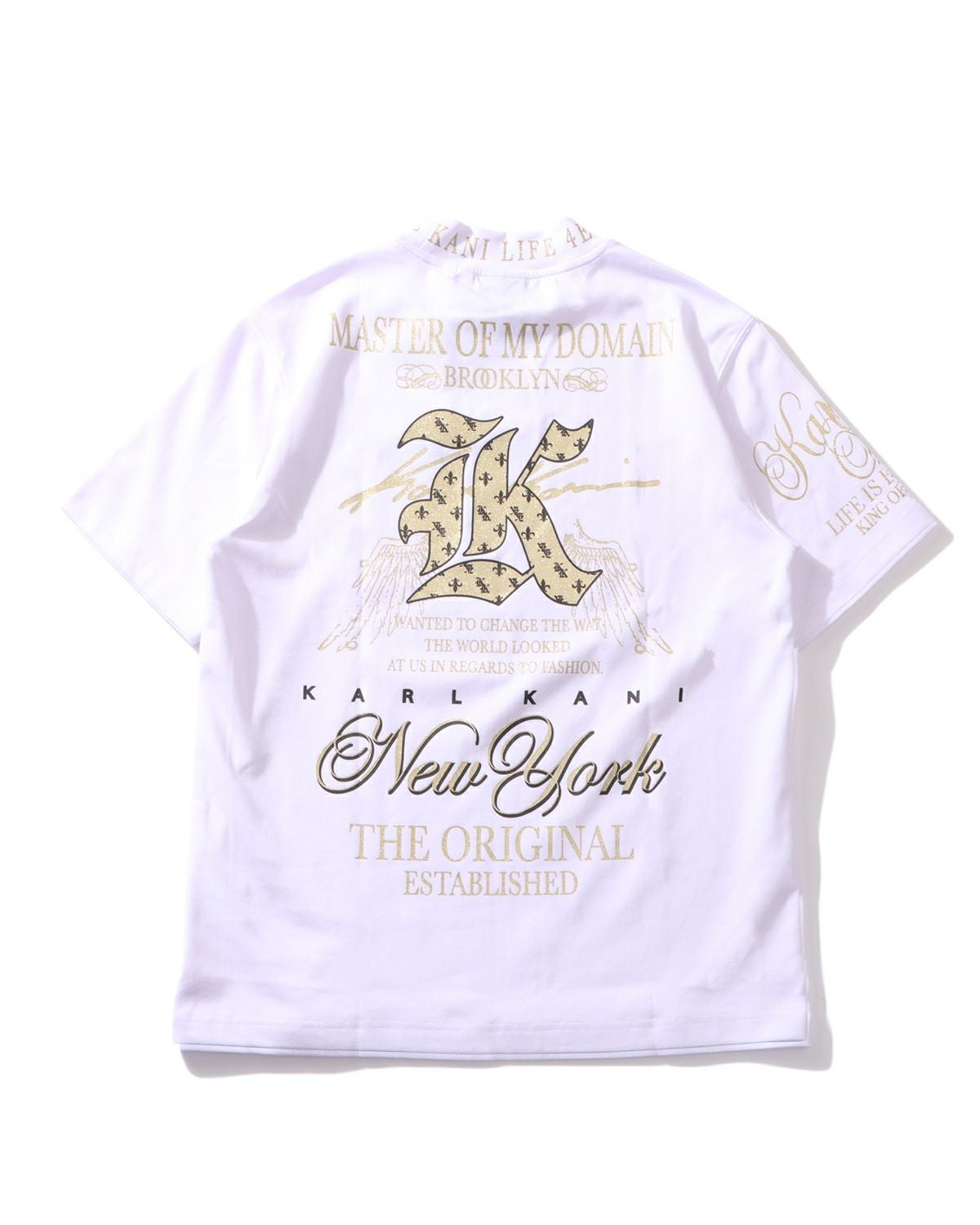 KARL KANI ゴルフ　セットアップ 　ホワイトメッシュ　カール　カナイ KARL KANI ゴルフ セットアップ ホワイトメッシュ カール カナイ