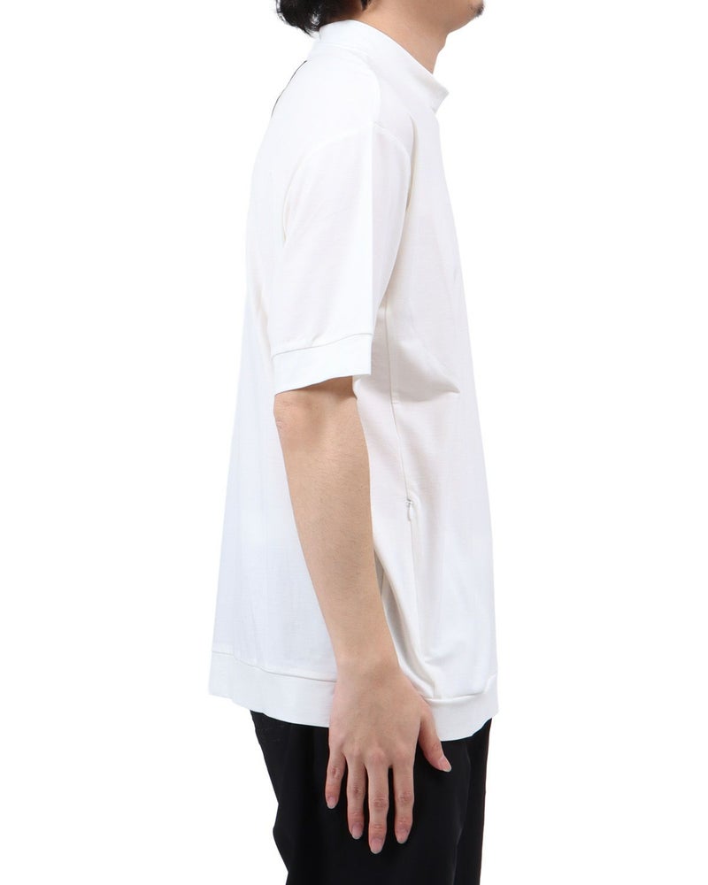 ホワイト：173cm63kg(Lサイズ着用)