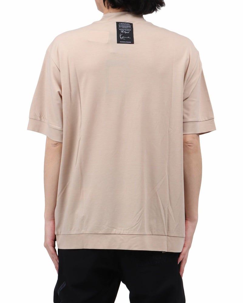 ベージュ：173cm63kg(Lサイズ着用)