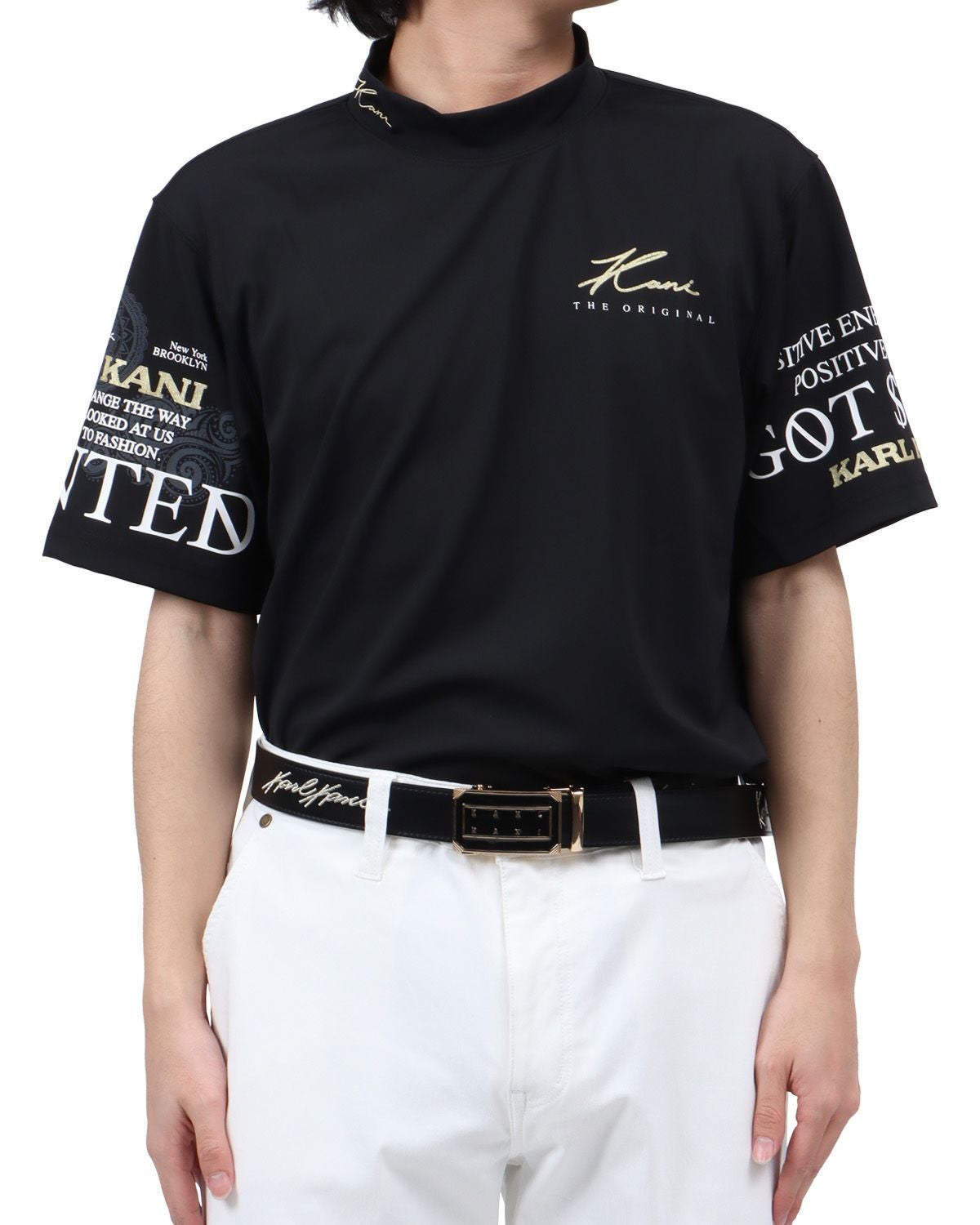 Karl Kani GOLF] デオドラント アーム インパクト ハイネック T | PEET