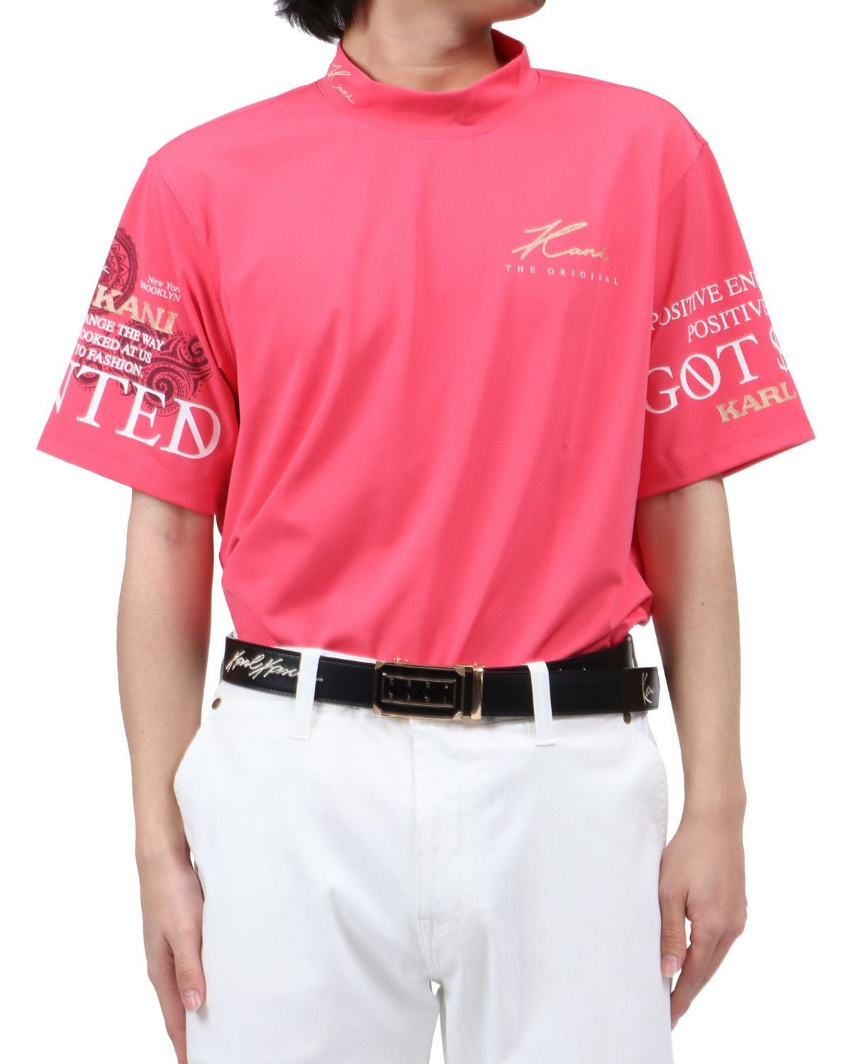 ピンク：173cm63kg(Lサイズ着用)