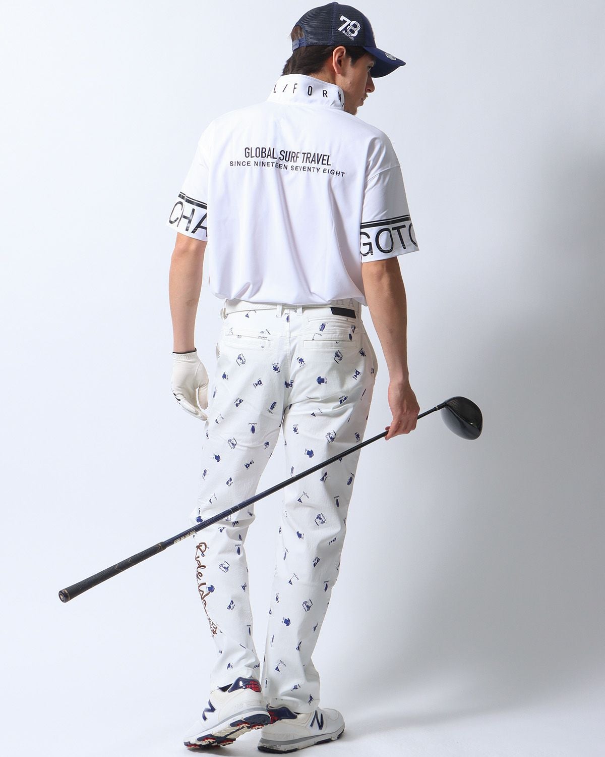 ホワイト：180cm/70kg(Lサイズ着用)