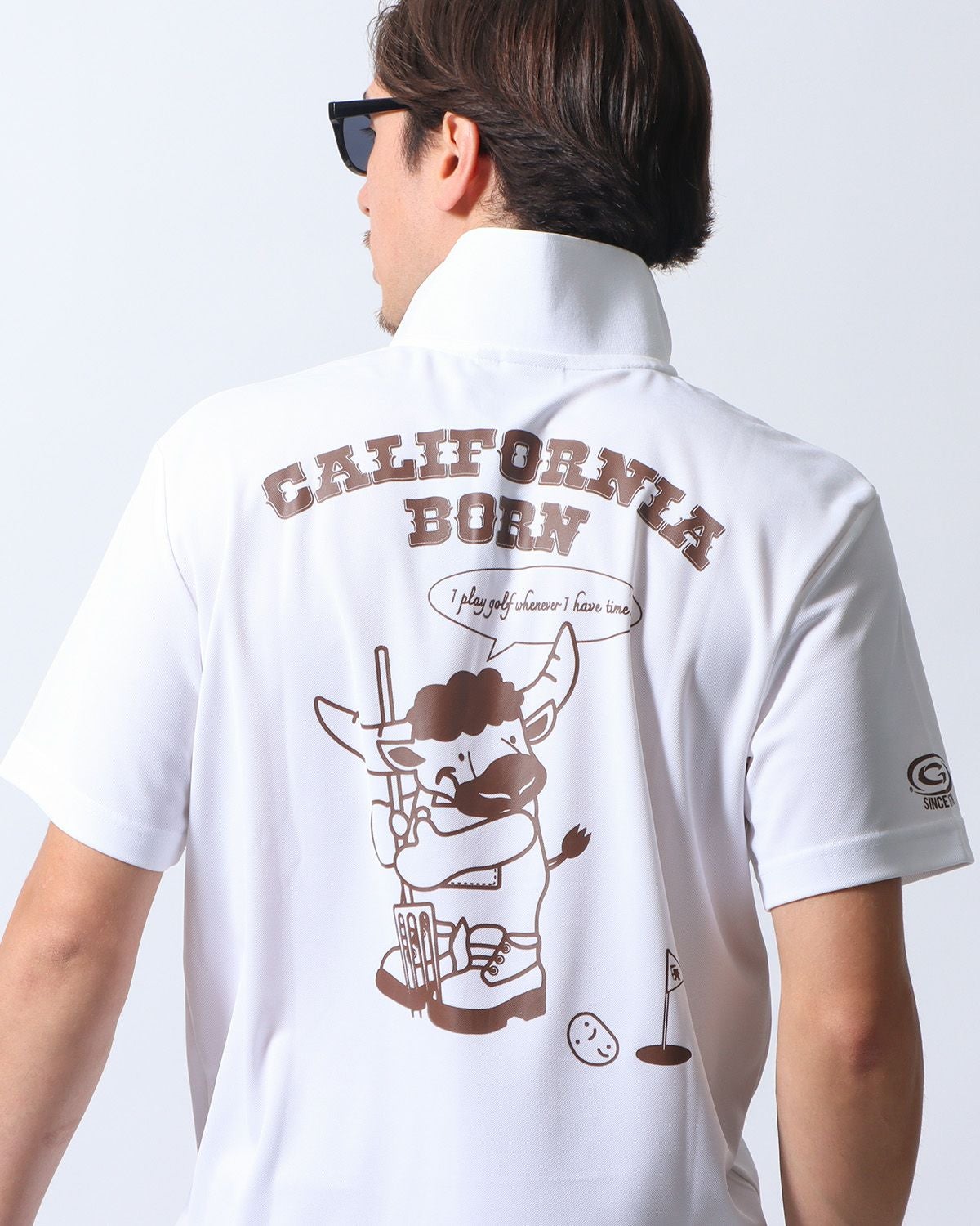 ホワイト：180cm/70kg(Lサイズ着用)