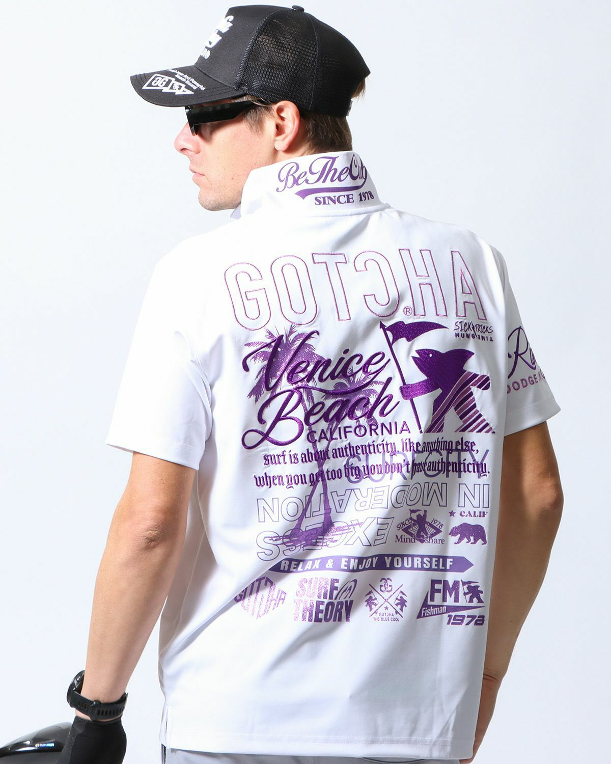 GOTCHA GOLF] デオドラント カルゼ シャイニー フィッシュマン ポロ