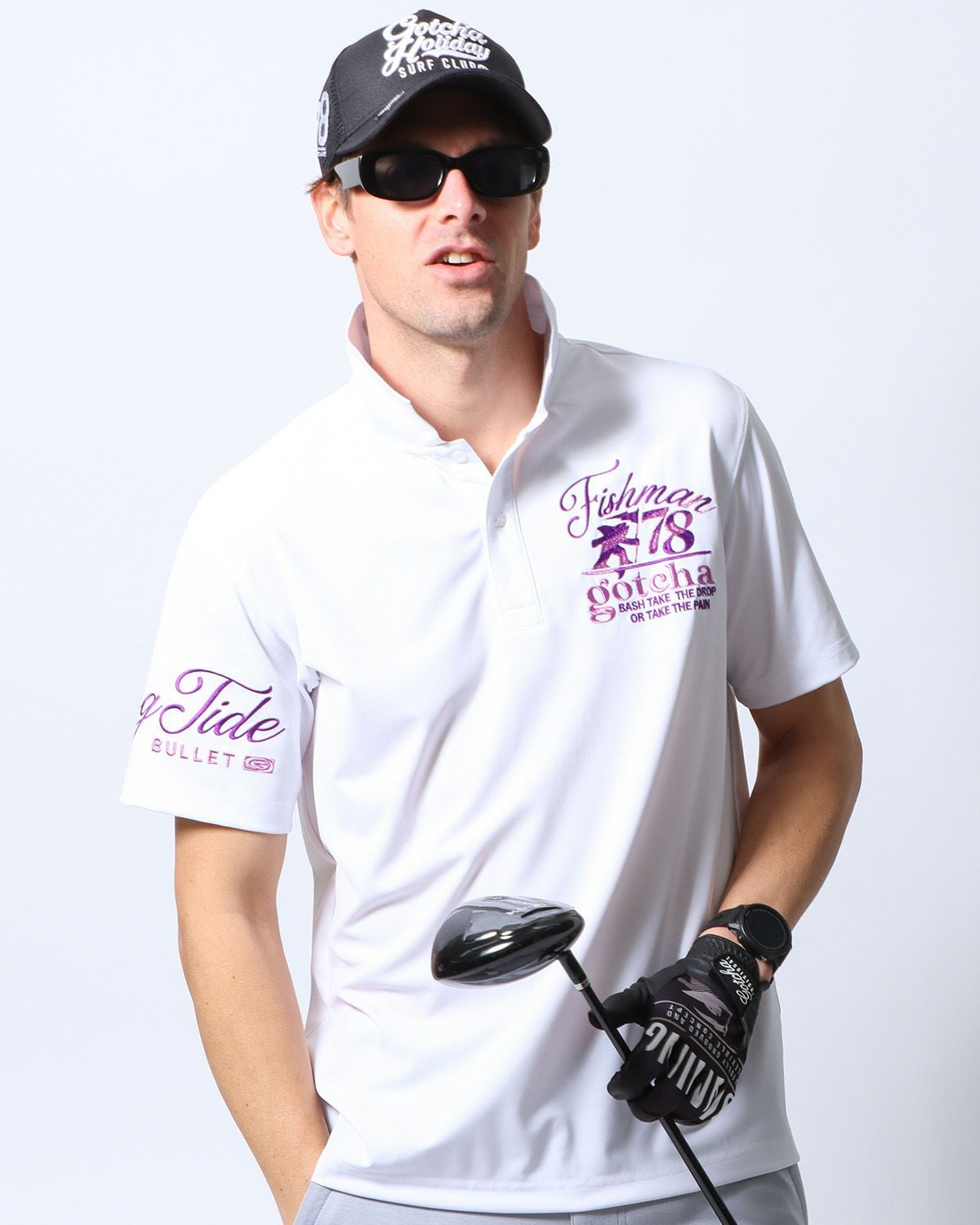 GOTCHA GOLF] デオドラント カルゼ シャイニー フィッシュマン ポロ